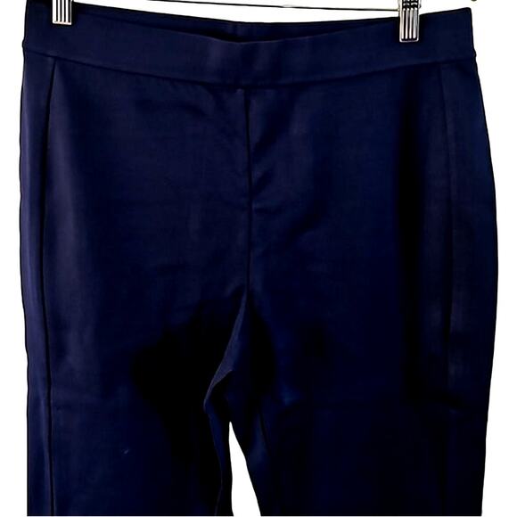 Isaac Mizrahi Live! Elements 24/7 Stretch Straight Pants, Dark Navy, Size Medium - Picture 3 of 7